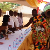 Community durbar and inauguration of a three unit classroom block at Oforikrom